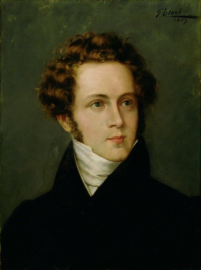 Retrato de Vincenzo Bellini, 1887 de Italian School